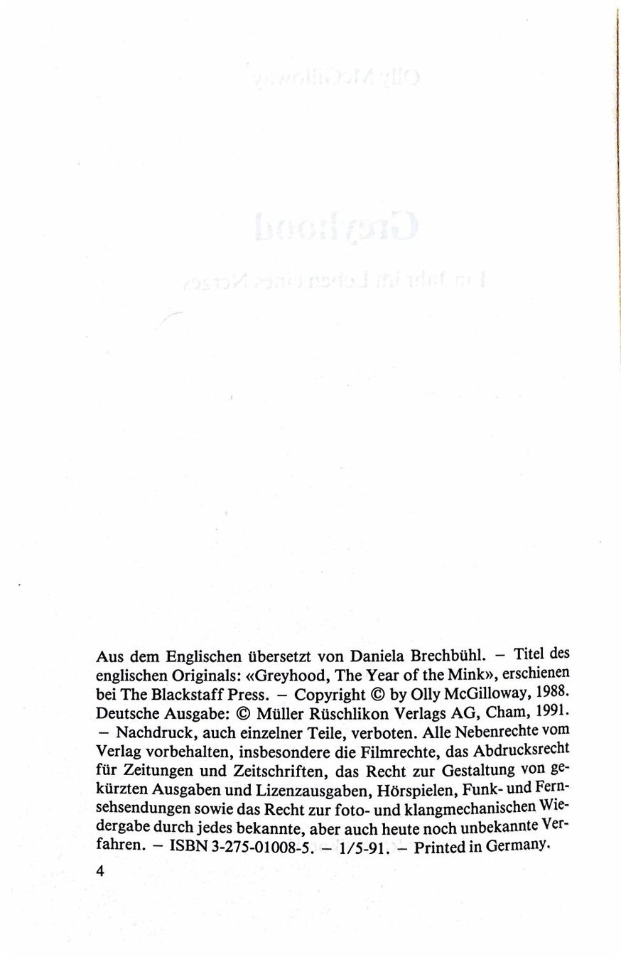 Livres: Olly McGilloway, Greyhood – Neuf (Voir description) à Sarnen par Livres 4
