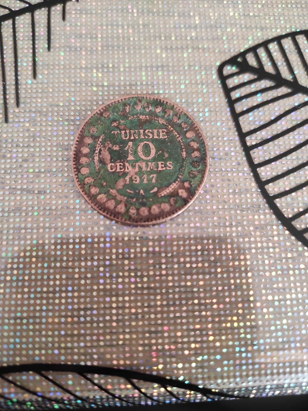 Tutti le monete: 10:centimes de Tunisie 1917 – Usato da Couvet venduto da lulul