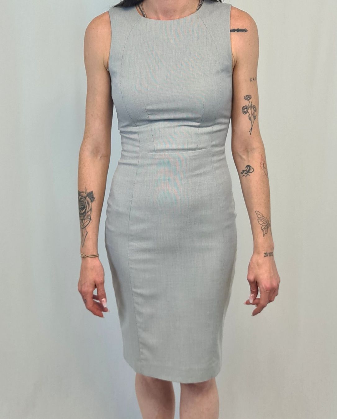 Temperini: Robe crayon grise Taille 34 – Usato da Couvet venduto da Nawra_26