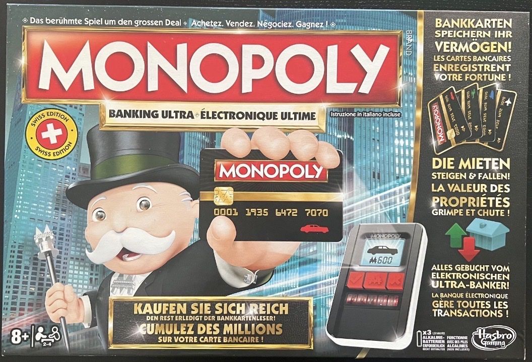 Hasbro Giochi: Monopoly: Banking Ultra - Swiss Edition – Nuovo (secondo la descrizione) da St.Gallen venduto da ser_9bv5