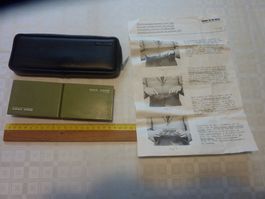 Militär Taschen-Spiegelstereoskop WILD HE.TSP1 Luftaufnahmen