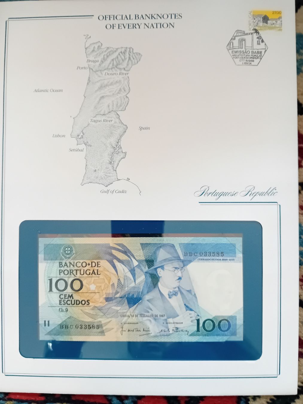 Banknoten: Banknotenbrief Portugal – Neu (gemäss Beschreibung) aus Muralto von Alex1912 1