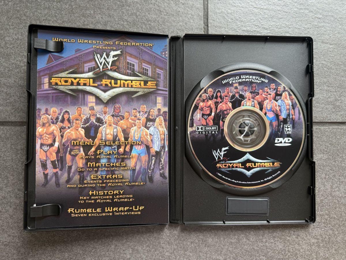 Tutti i DVDs: WWF Royal Rumble DVD 2001 – Usato da Zürich venduto da cENS0R 2