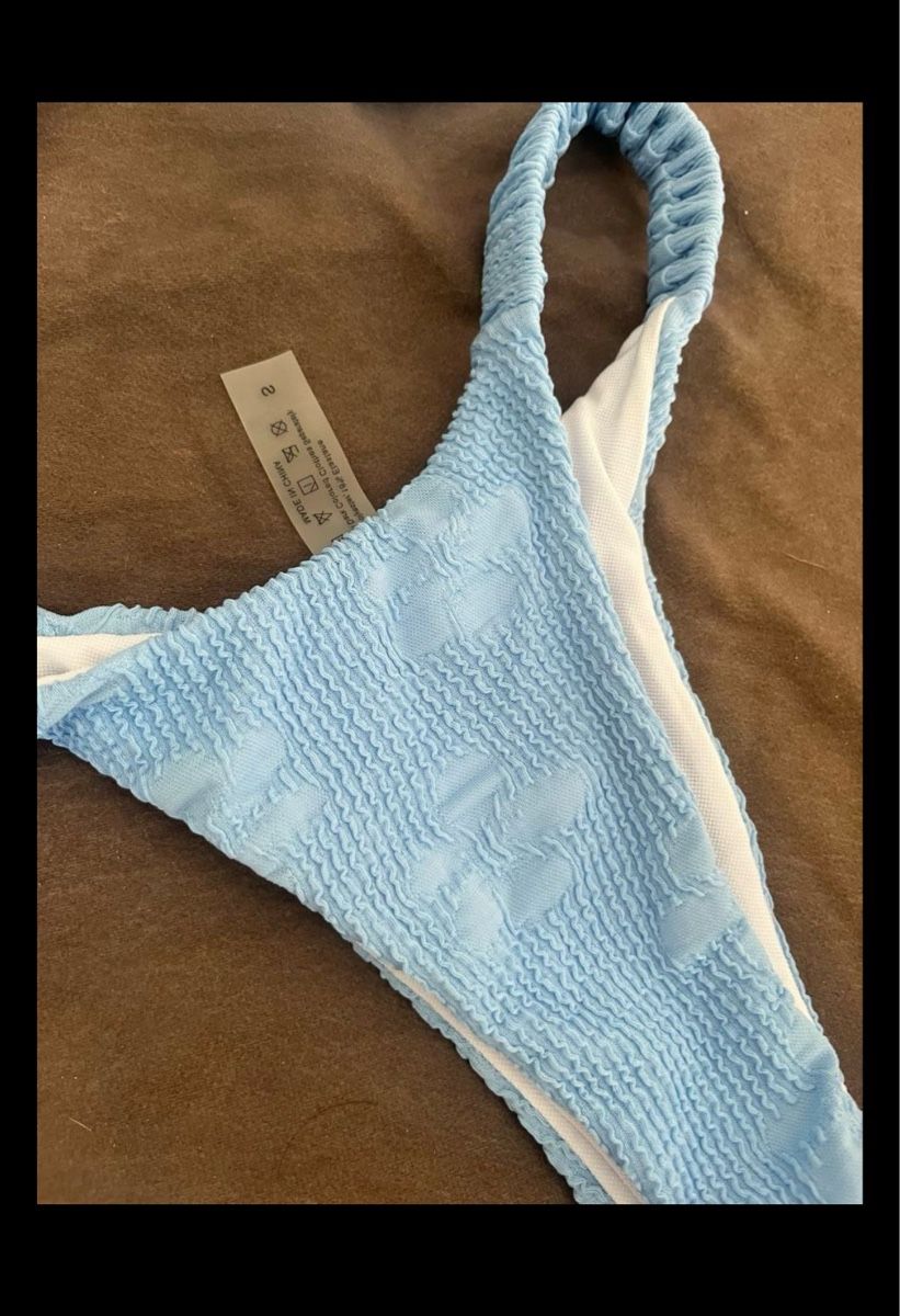 Shein Costumi da bagno & Bikini: Costume da bagno bikini blu taglia S  – Usato da Pambio-Noranco venduto da val_97q2 2