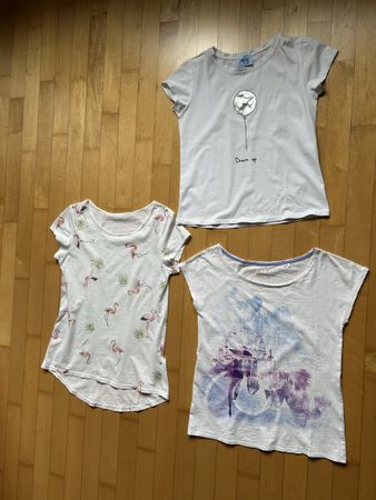 3 verschiedene Shirts, Grösse S/M
