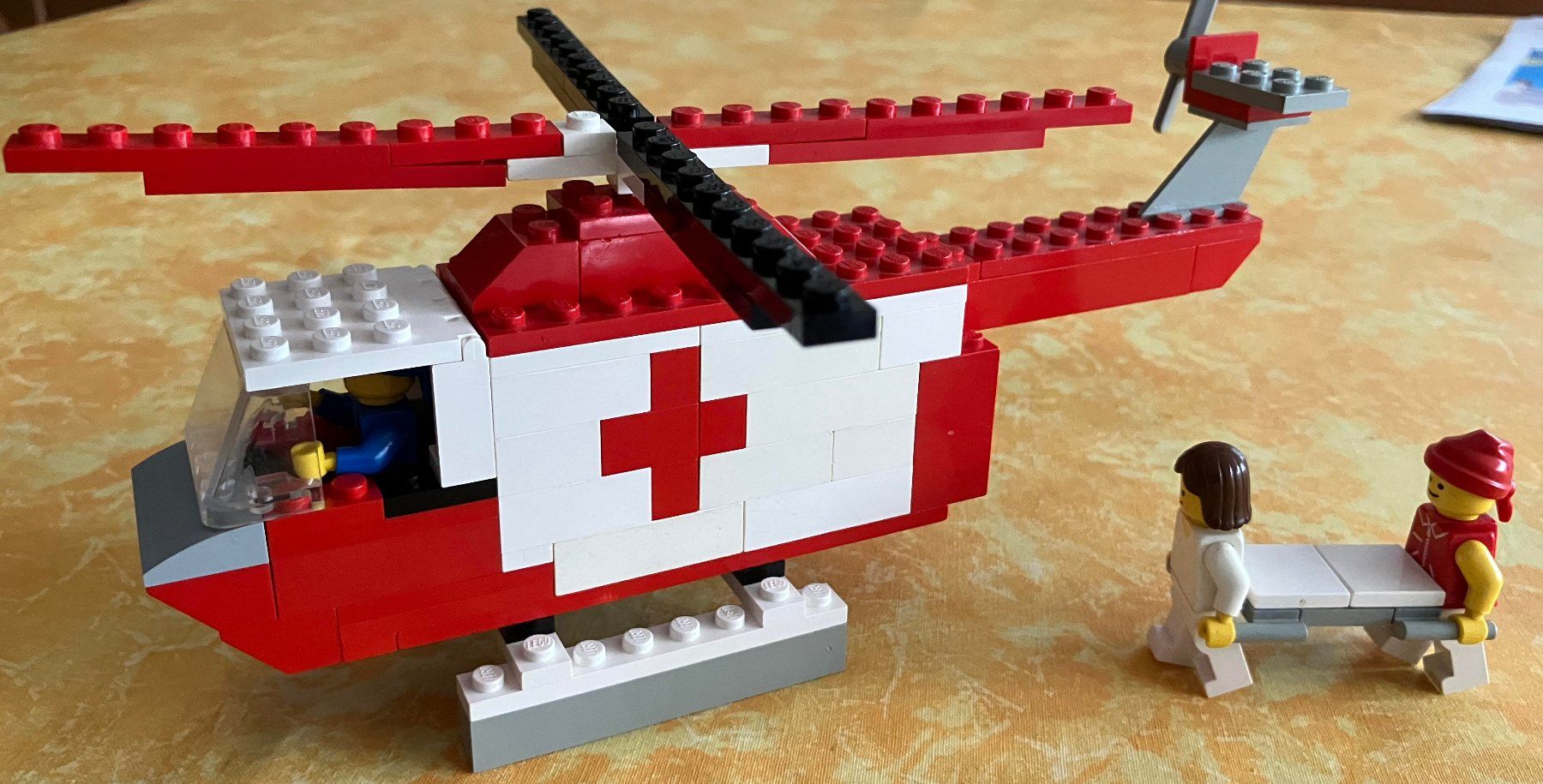 Lego Giocattoli: LEGO 6691 Rotkreuzhelikopter – Usato da Zürich venduto da Derrick8 1
