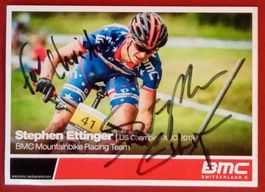 Stephen Ettinger Autogramm signiert Foto 10x15cm Mountainbik
