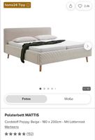 SPECIAL PREIS - bis 13.08. abzuholen: Polsterbett 180×200 cm