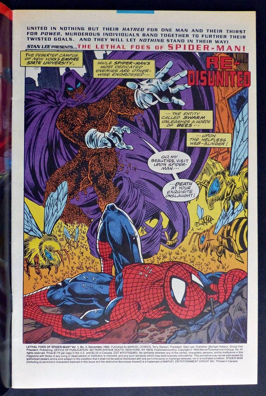 Comics: SPIDER-MAN LETHAL FOES COMPLETE 4 PART SERIE MARVEL 1993 – Gebraucht aus Lugano von YouWantUS 7