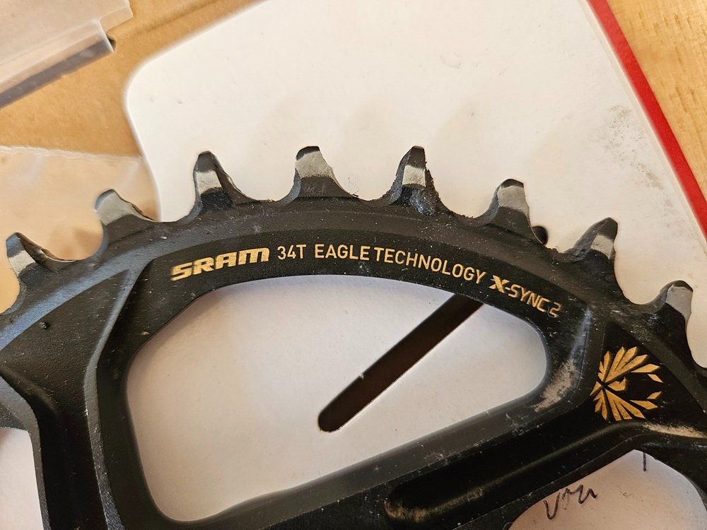 Sram Ersatzteile: Kettenblatt SRAM 34T Eagle technology X-SYNC 2, 6mm Offset – Gebraucht aus Unterterzen von Tommylee5 2