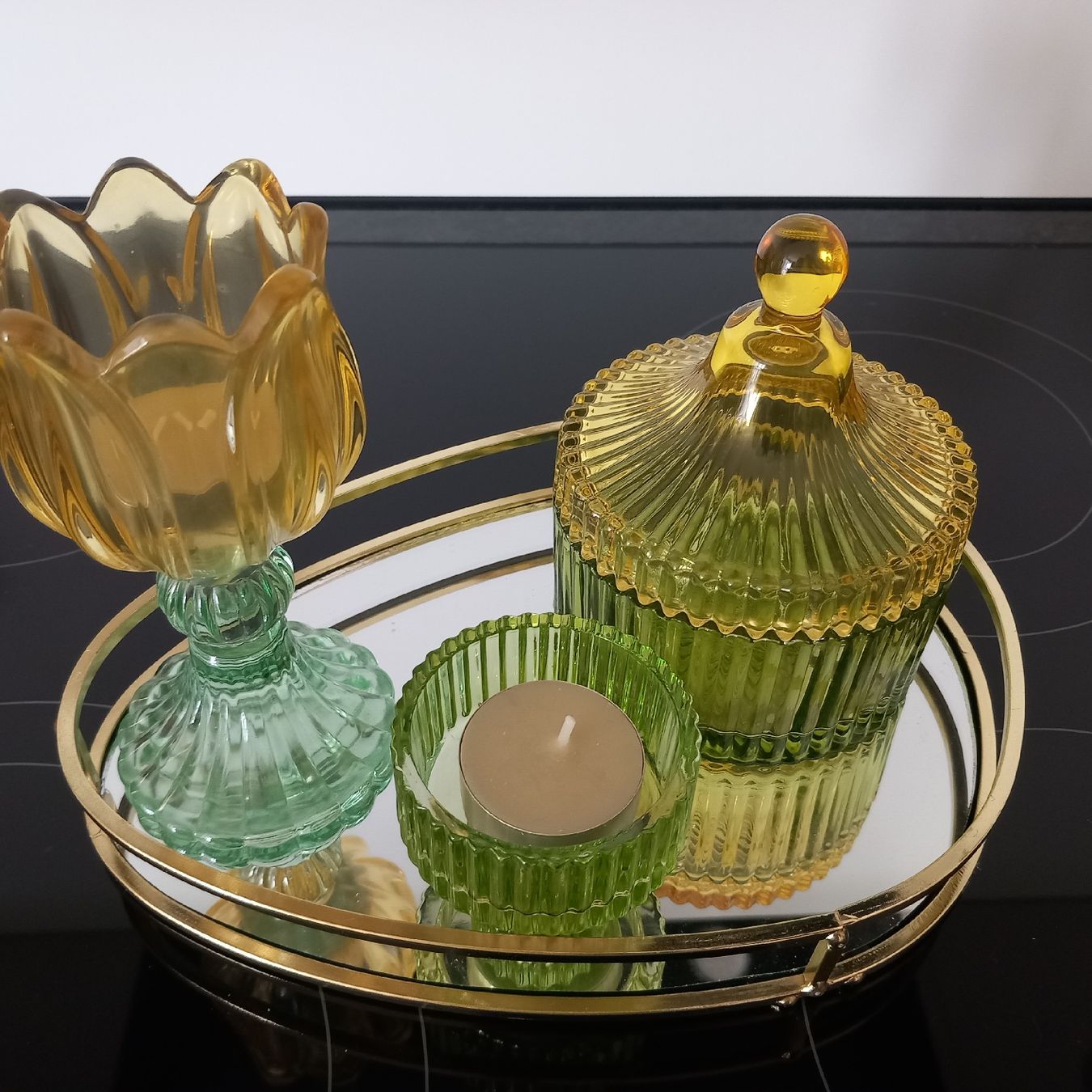 Gläser: Summer- Time: 3er Deko Glas Set – Neu (gemäss Beschreibung) aus Aegerten von gismolini 2