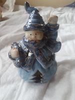 Schneemann Blau