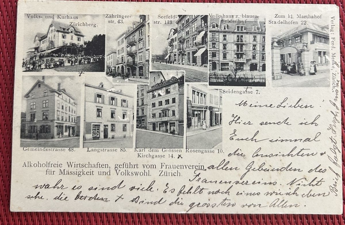 Ansichtskarten: Bern Alkoholfreie Restaurants  – Gebraucht aus Horw von Tellbub
