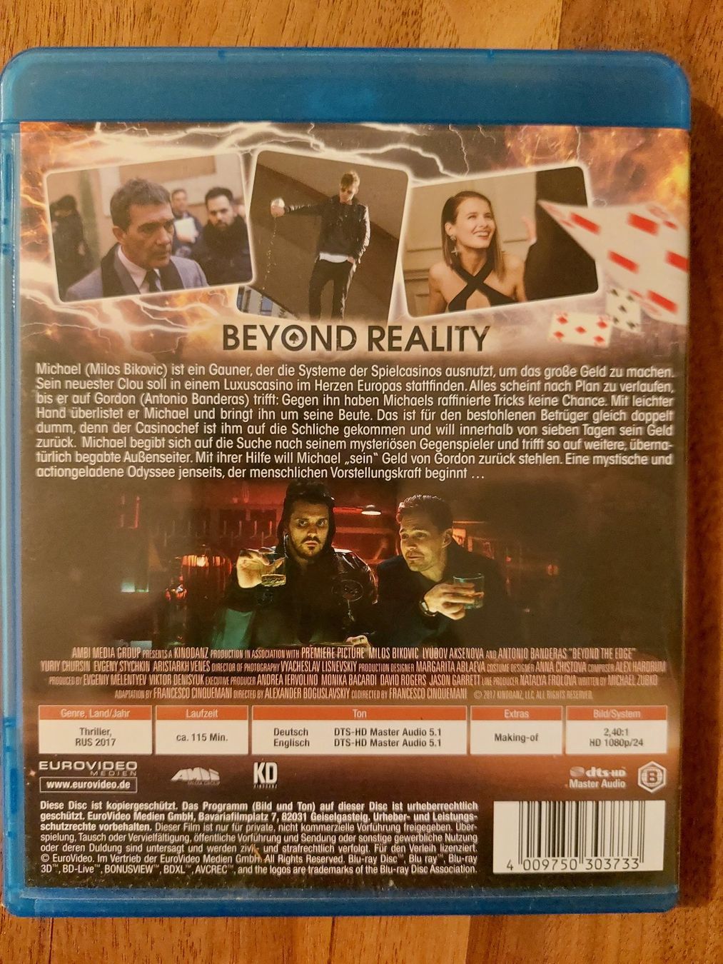 Alle DVDs: Blu Ray - Beyond Reality mit Antonio Banderas – Gebraucht aus Rheinfelden von FilmAuktion 1