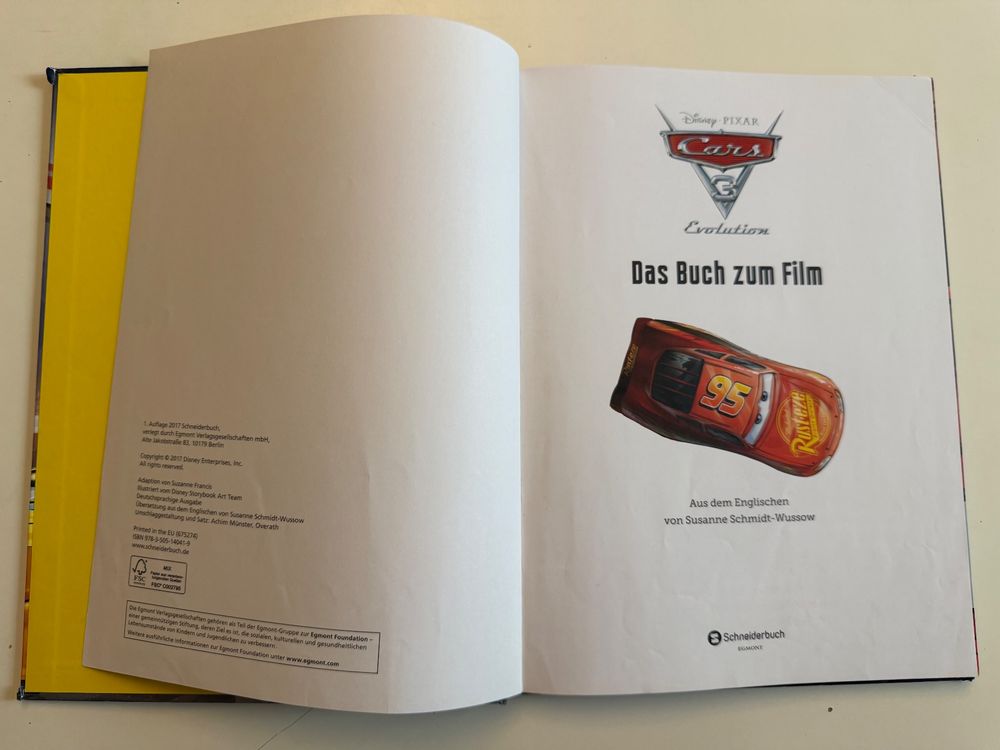 CARS 3 Evolution • Das Buch zum Film • Disney PIXAR (Gebraucht) in ...