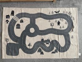 Bloomingville Spielteppich mit Strassenmotiv neuwertig