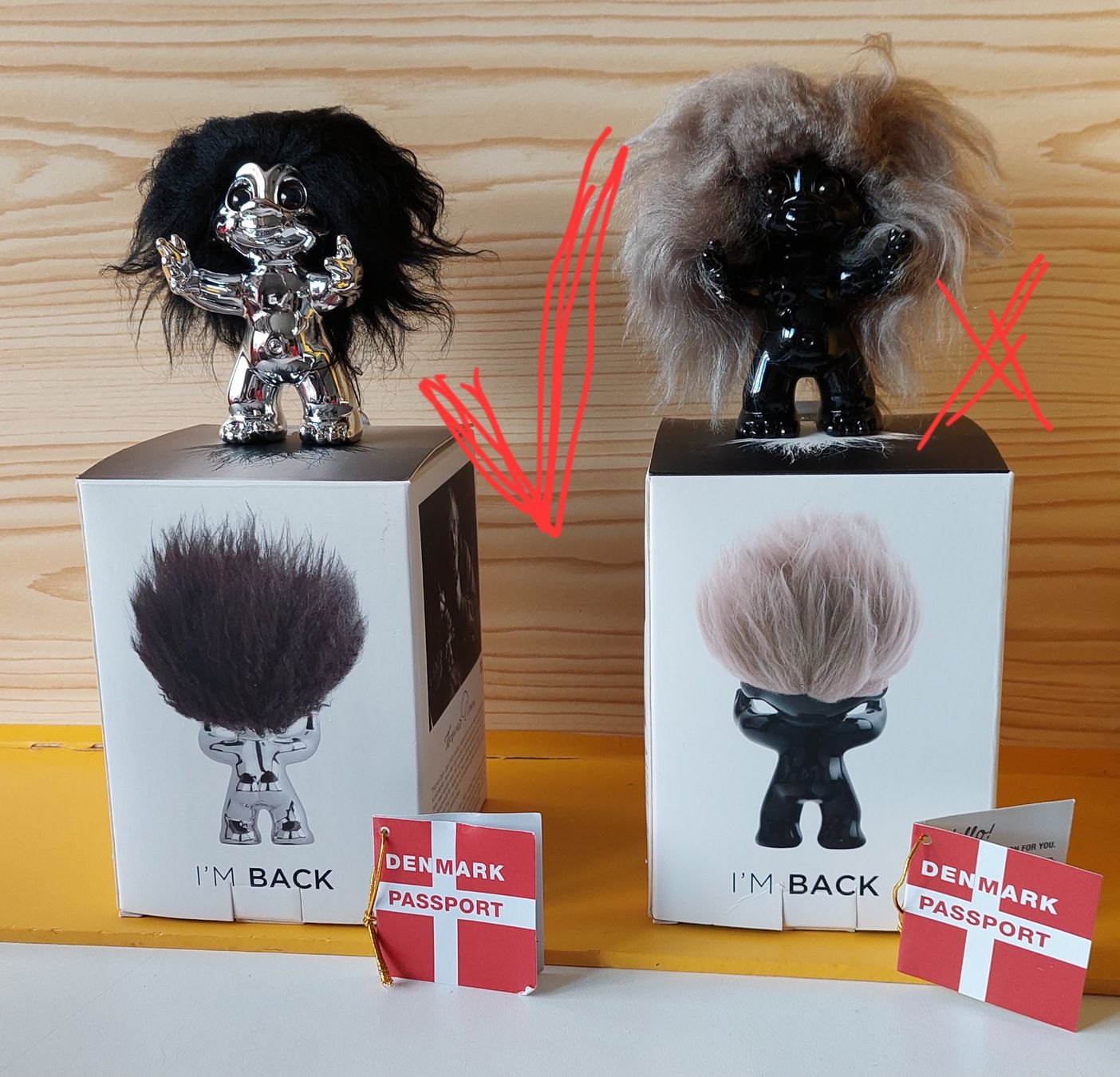 Statuette: TROLL in SILVER, dänisch, Original von DAM – Nuovo e nell'imballaggio originale da Immensee venduto da Djinny 2