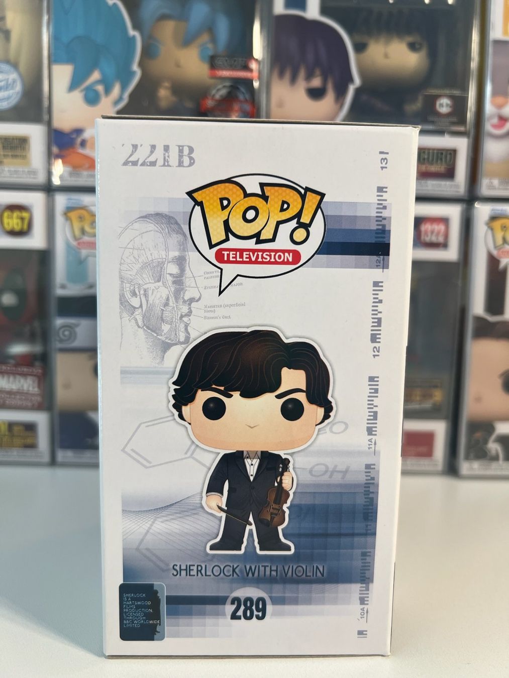 Funko Statuette: Funko POP! Television Sherlock - Sherlock with Violin 2017 – Nuovo e nell'imballaggio originale da Le Mouret venduto da perfectbijou 1