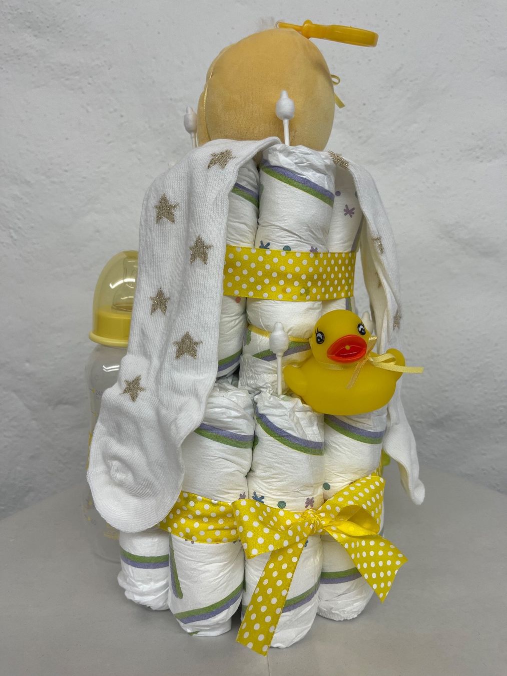 Windeleimer & Windeln: Windeltorte Baby Geschenk, Geburt, Taufe – Neu (gemäss Beschreibung) aus Urnäsch von pas_5r9c 2