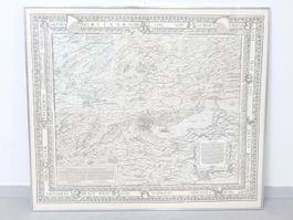 Historische Karte von Jos Murer - Zürcher Landtafel 1966