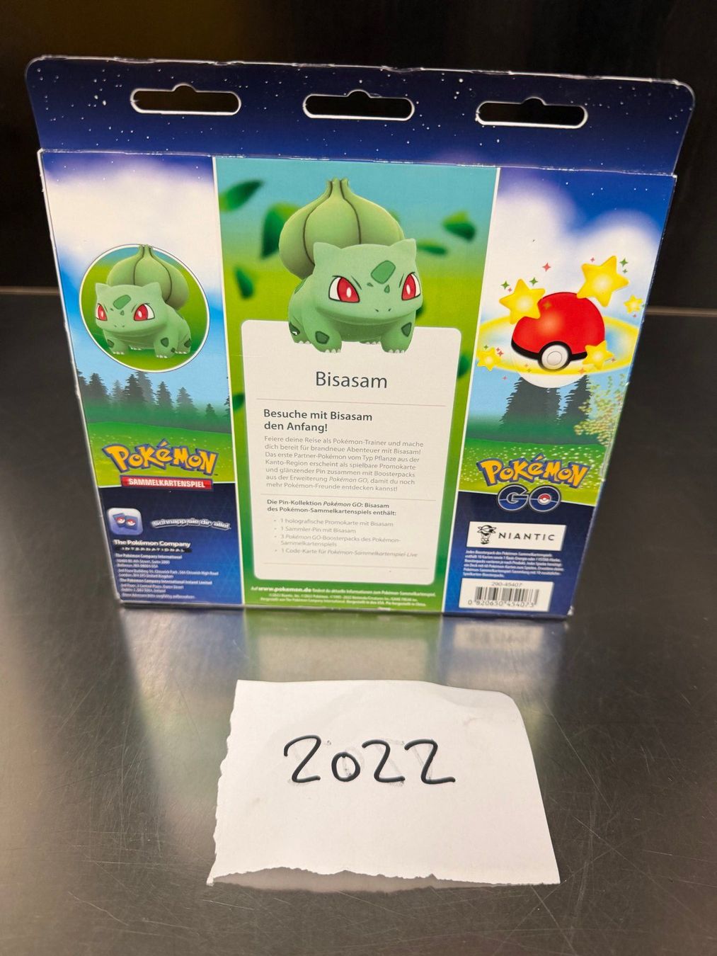 Pokémon Carte collezionabili: POKEMON GO-BISASAM-2022 – Nuovo e nell'imballaggio originale da Frick venduto da RC2367 1