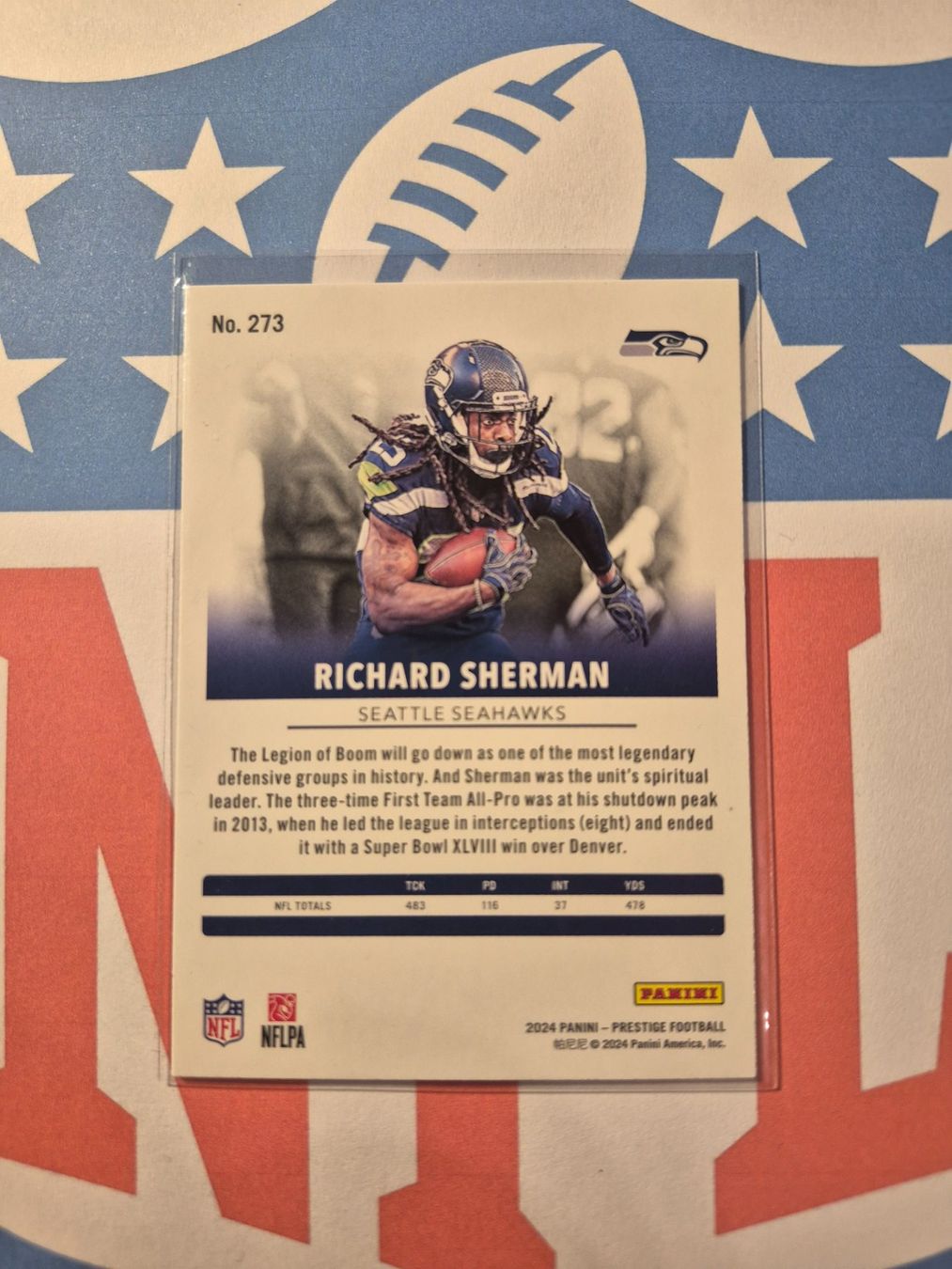 NHL Carte collezionabili: NFL Richard Sherman Seattle Seahawks – Usato da Treiten venduto da Sauber73 1