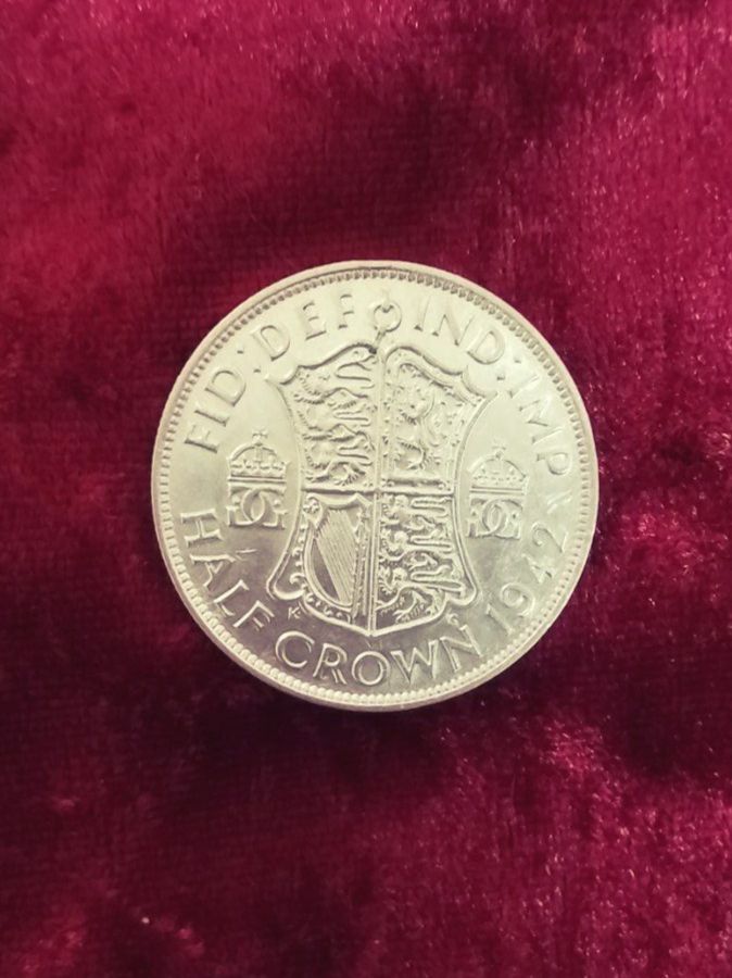Tutti le monete: UK/GB,  1/2 CROWN 1942 – Usato da Gordola venduto da ale_5wbc 7