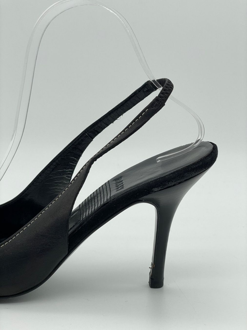 Bally Scarpe da donna: Bally Pointed Toe Bow Slingback EU 38 Schwarz – Usato da Zürich venduto da shoe_shop 4