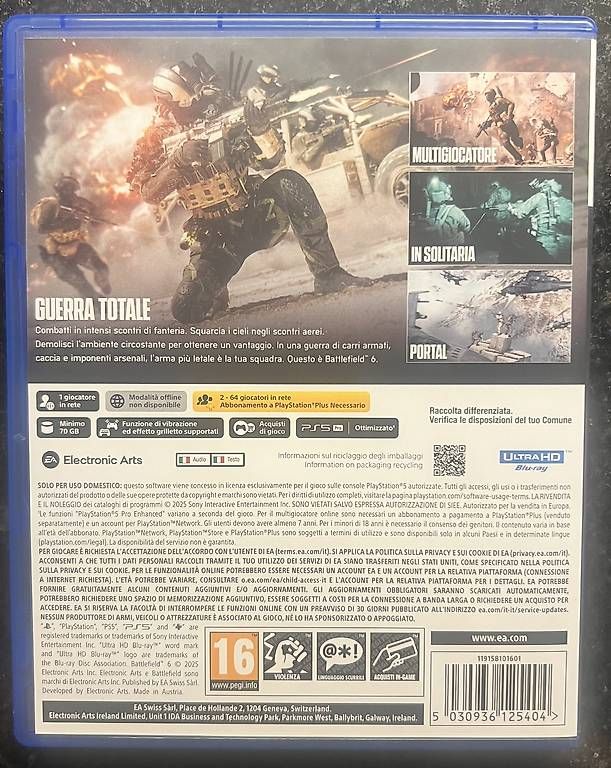 Spiele: Battlefield 6 - PlayStation 5 – Gebraucht aus Bern von JoVee 1