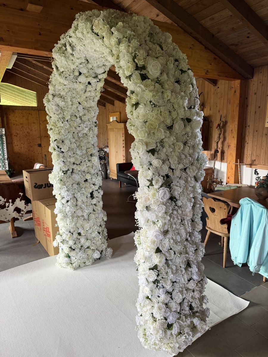 Bogenschiessen: Rosenbogen mit Teppich, perfekt für Hochzeit – Gebraucht aus Rorschach von Costa_18