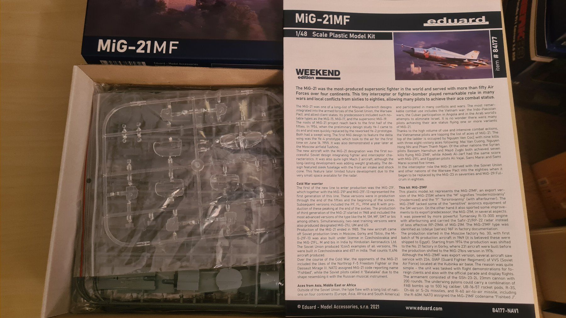Kit di modellismo & Modellini statici: 1:48 MiG-21 MF - Eduard 84177 – Nuovo (secondo la descrizione) da Bassersdorf venduto da jackbmw 2