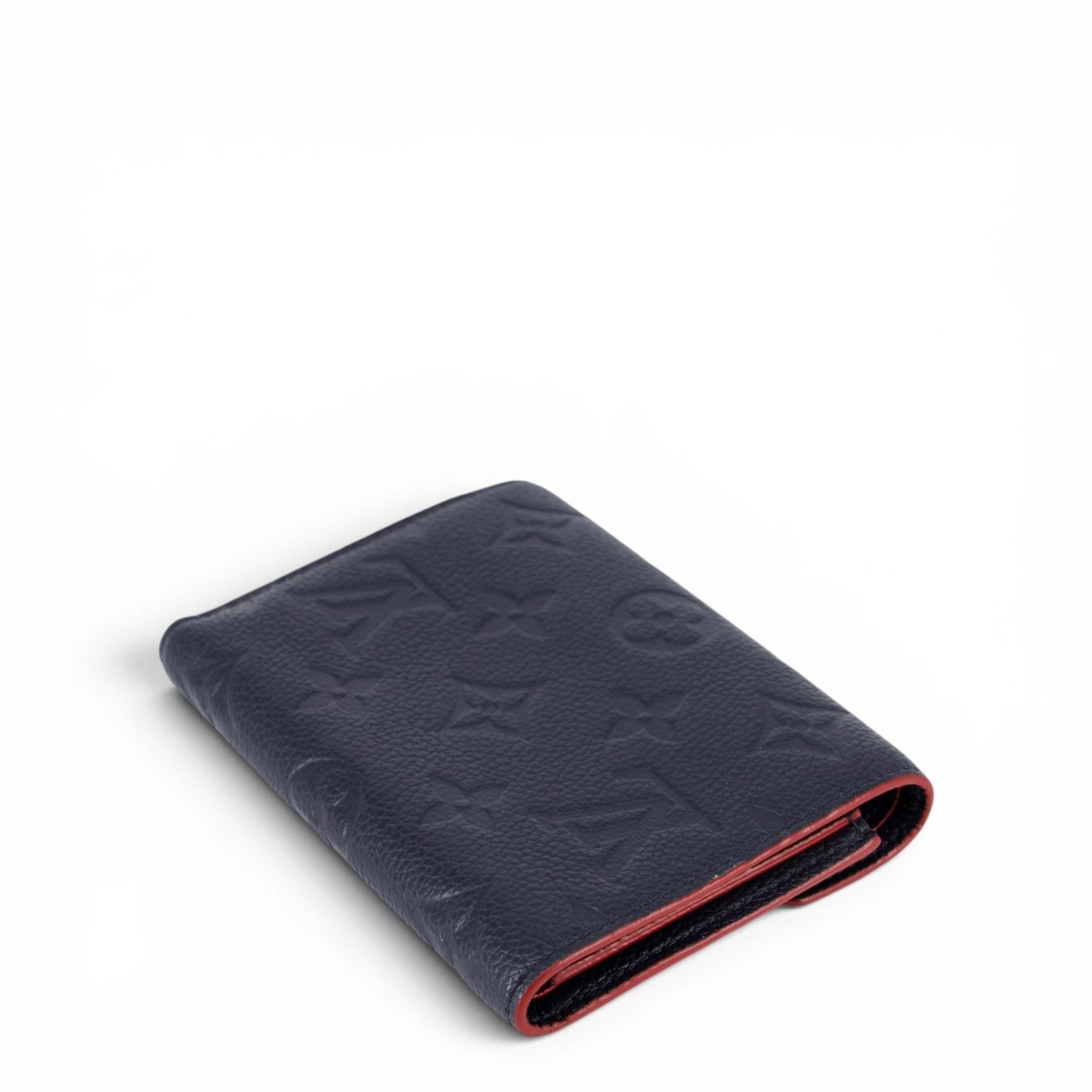 Louis Vuitton Portamonete: Louis Vuitton Victorine empreinte Infini – Usato da Binningen venduto da Designerlabels 7