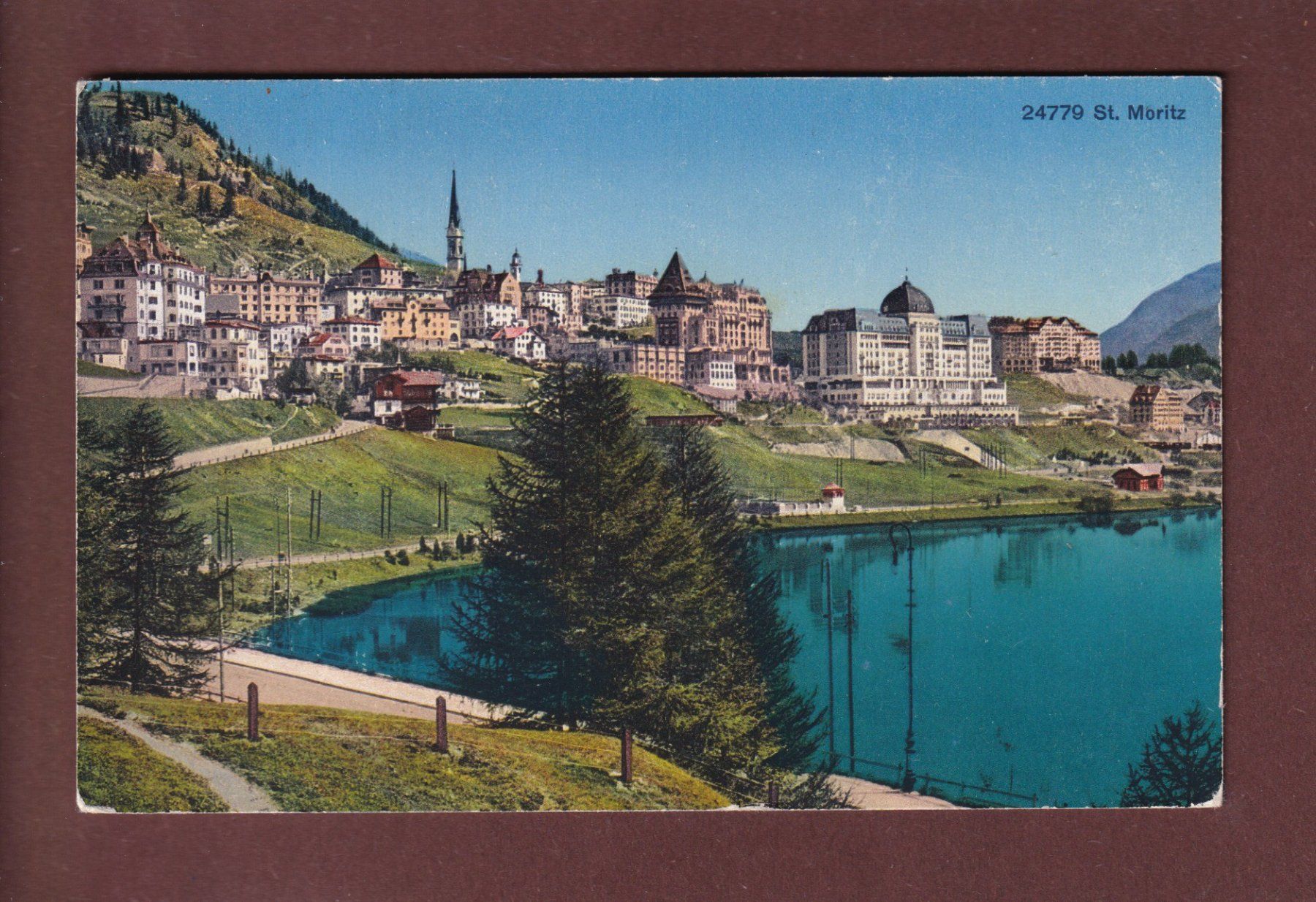 Cartoline postali: ST. MORITZ - 1939 – Usato da Pully venduto da nicecards