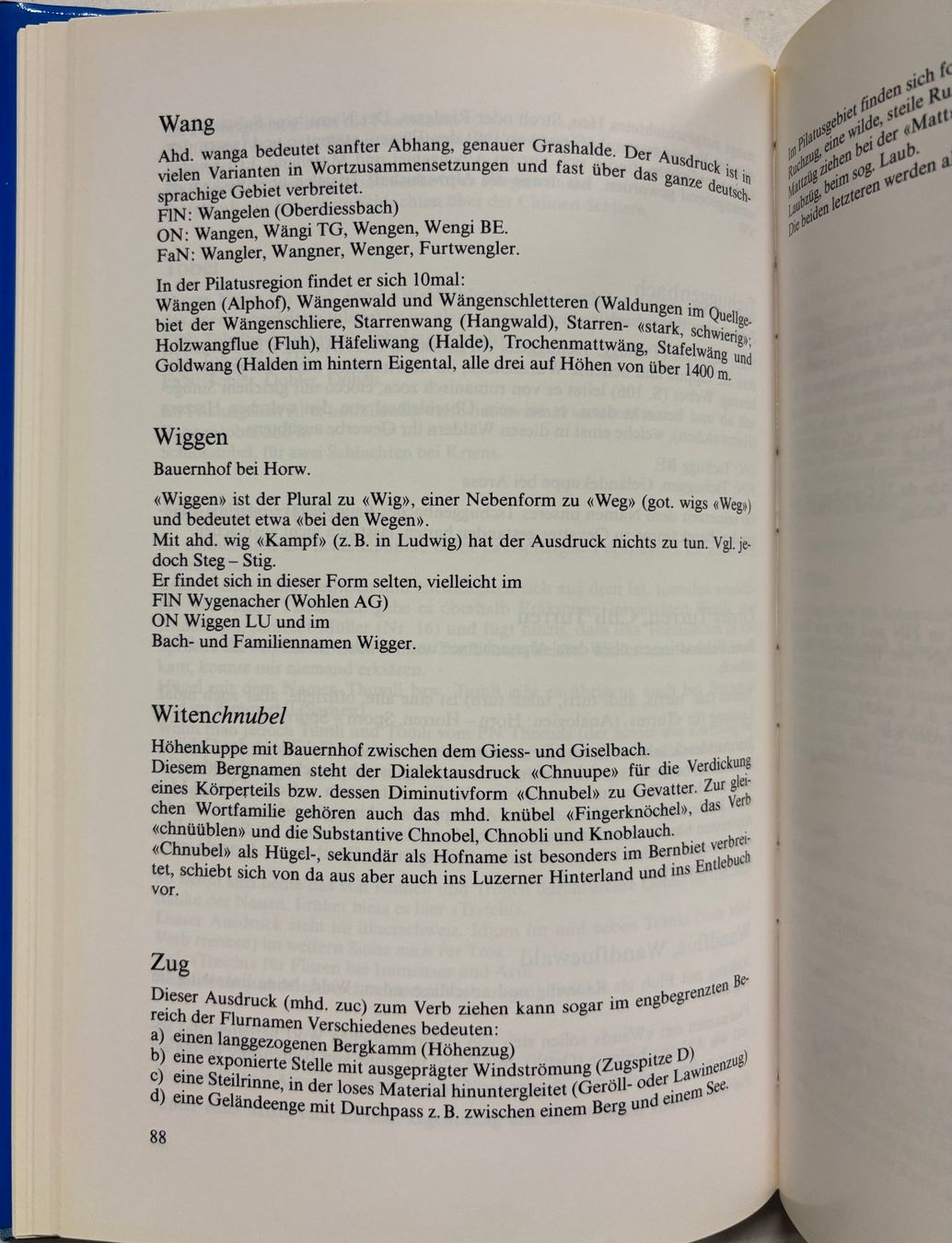 Bücher: Das Namengut des Pilatusgebietes – Gebraucht aus Sarnen von Livres 7