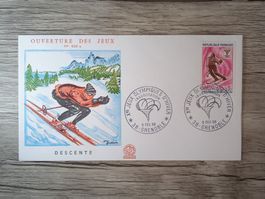 TR47 Enveloppe + Timbre France 1968