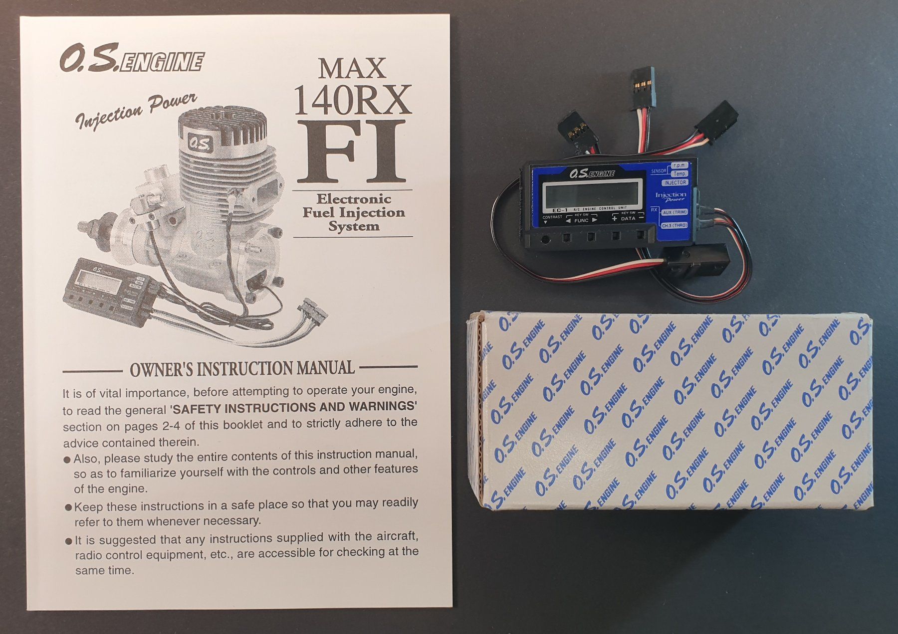 Motori: OS max 140RX FI mit elektronischer Einspritzung – Usato da Ohmstal venduto da p-51d 6