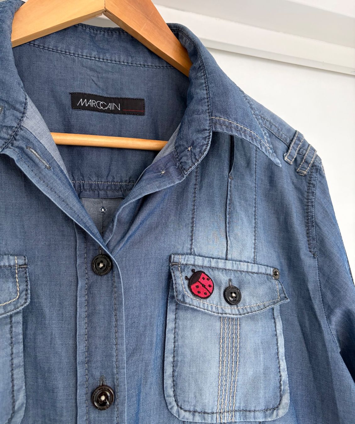 Marc Cain Camicette: Marc Cain Jeans Bluse Gr. N4 / DE40 – Usato da Unterägeri venduto da Jutka_04 1