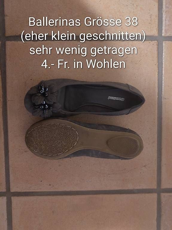 Scarpe da donna: Ballerinas Grösse 38 – Usato da Wohlen AG venduto da Miel12