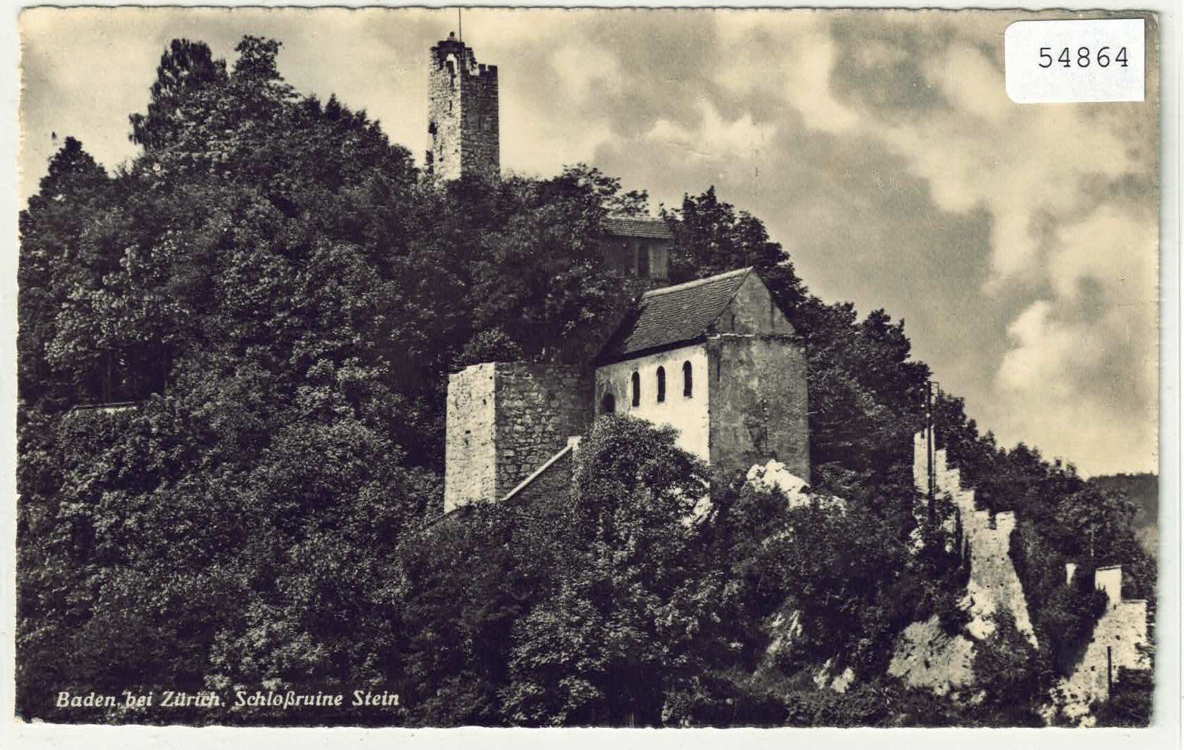 Cartoline postali: Baden - Schlossruine Stein – Usato da Ettingen venduto da Kartenplanet