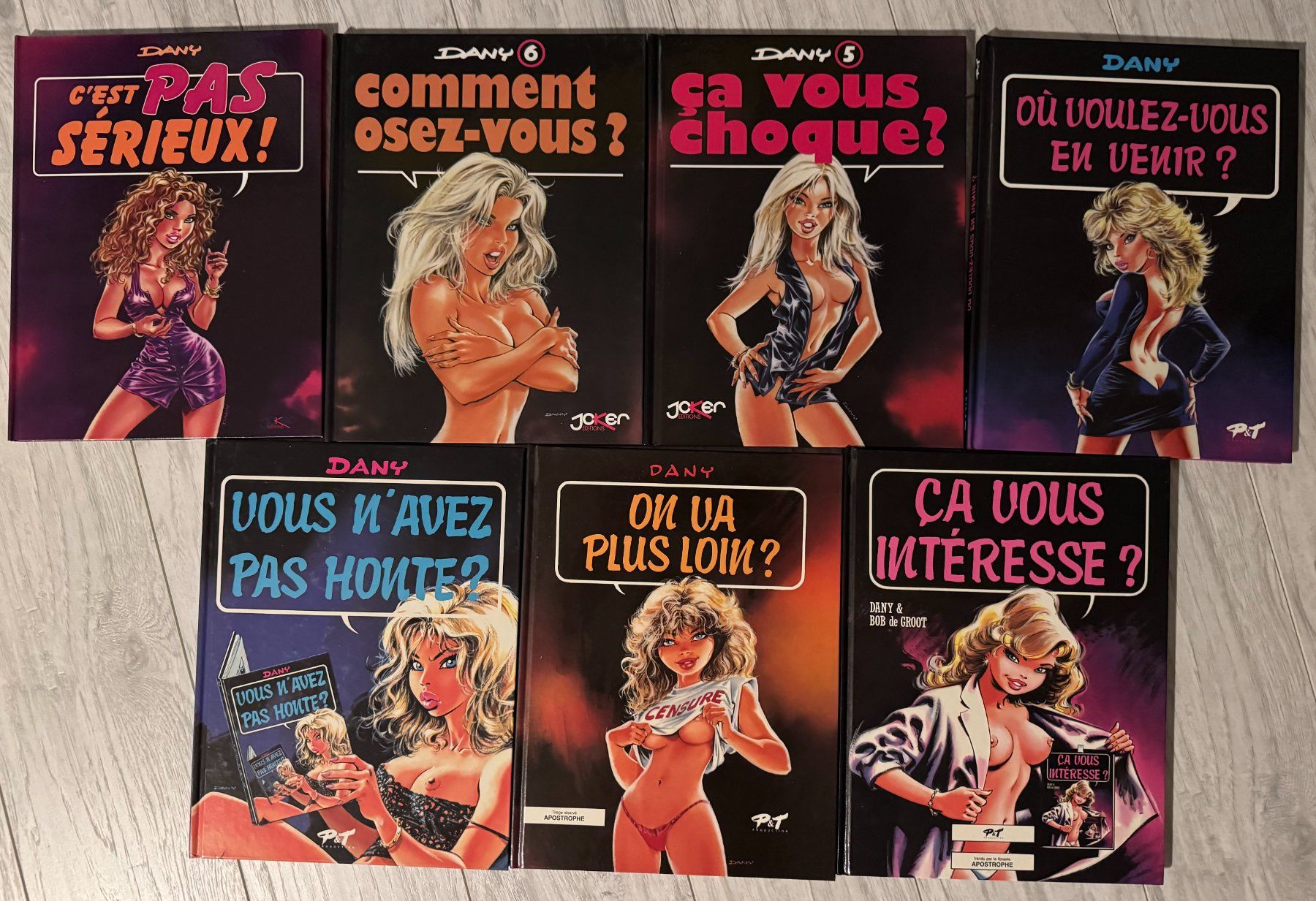 Fumetti: BD Erotique - 7 albums de Dany – Nuovo (secondo la descrizione) da Geneveys-Coffrane venduto da Momoali