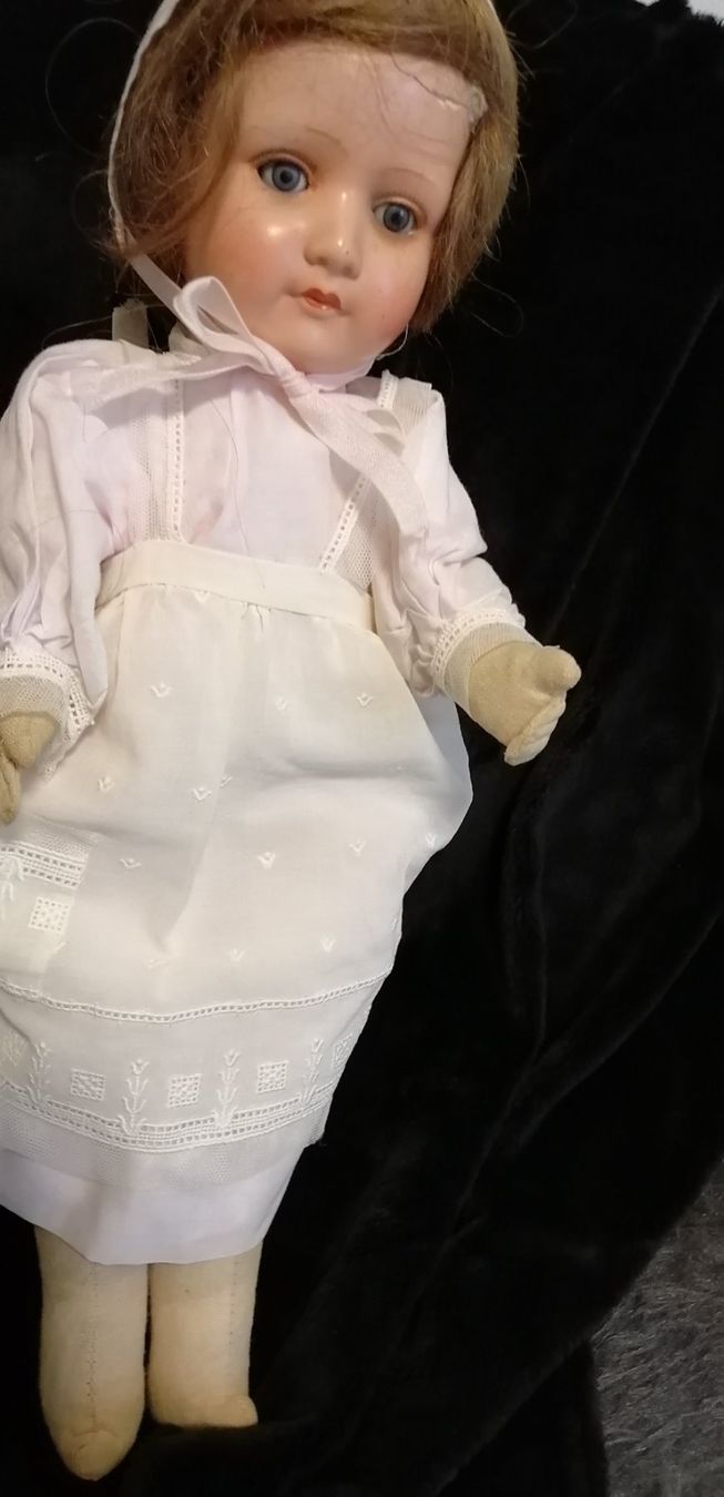 Bambole: Antike Puppe, gemarkt, ca. 42cm, – Usato da Novazzano venduto da malu36 9