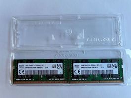 32Gb  2x16Gb sdram PC4 3200 ddr4 hynix