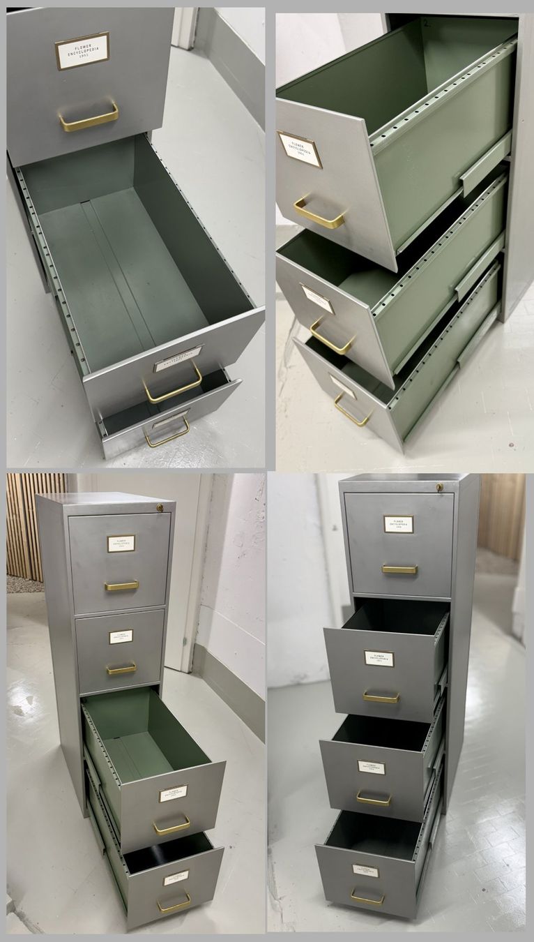 Armadi: Aktenschrank, Schubladenstock, Silber – Usato da St. Gallen venduto da Studio_Industrial 8