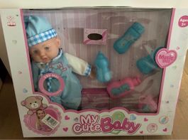 puppe My Cute Baby mit Zubehör OVP neu