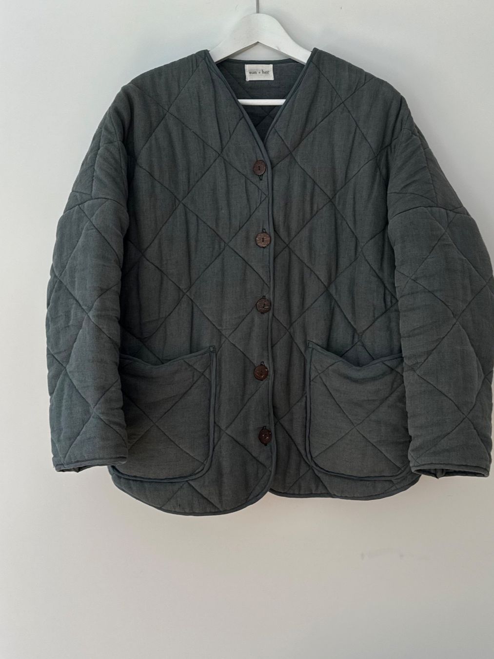 Giacche: Gesteppte Jacke von Sun + Her (Schweizer Label) – Usato da Biel/Bienne venduto da schaschabrog