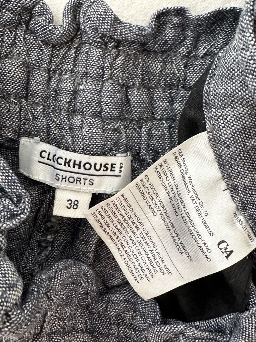 C&A Pantaloni: Damen Shorts Clockhouse Grösse 38 Leinenmix  – Usato da Luzern venduto da linnblake 3