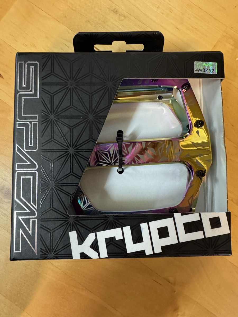 Pezzi di ricambio: SUPACAZ Krypto CNC Alloy Platform Pedals neu – Nuovo e nell'imballaggio originale da Steffisburg venduto da thohoe 2