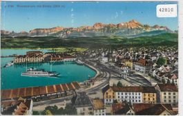 Romanshorn - Hafen & Bahnhof - Litho