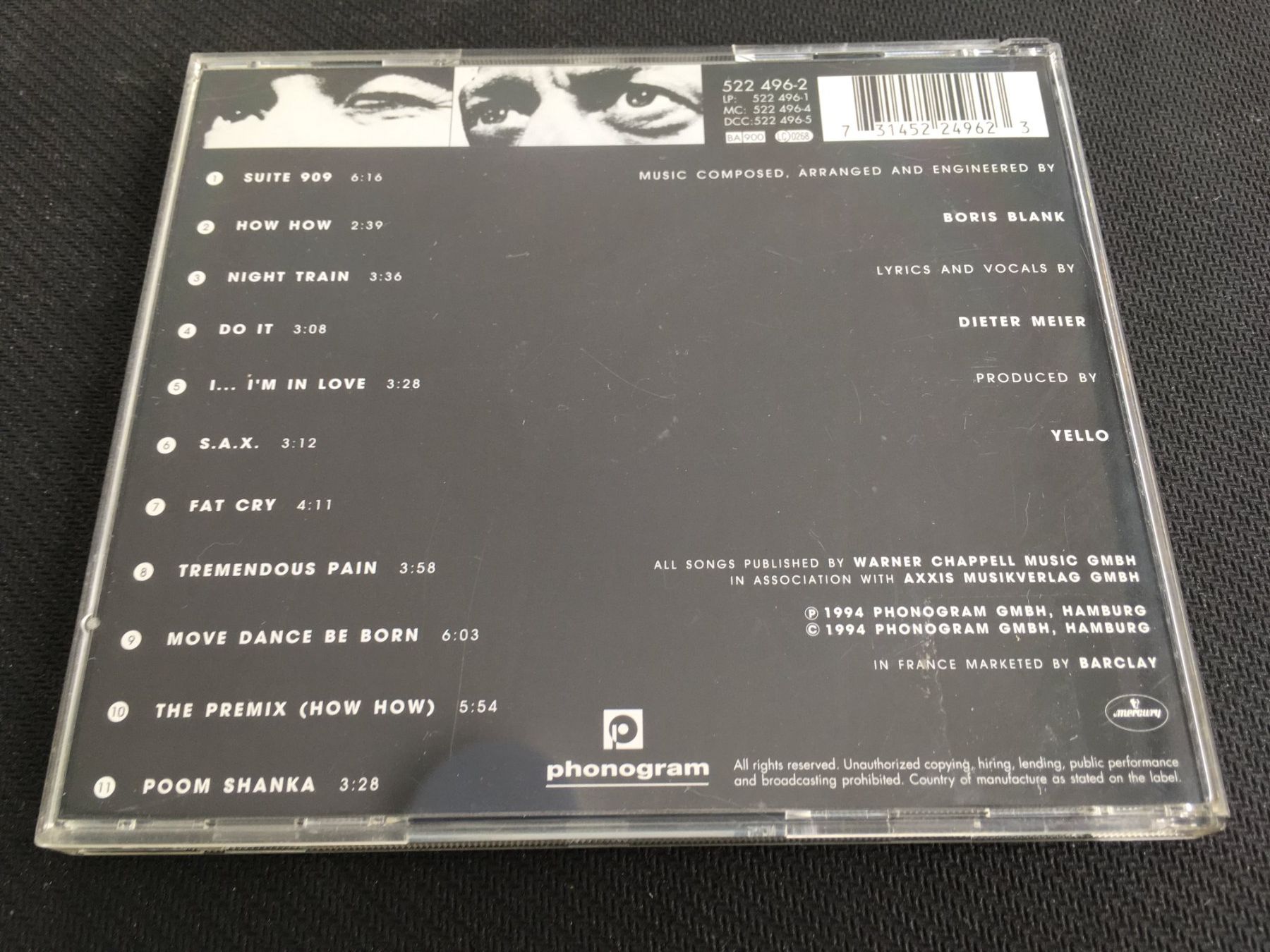 CD: Yello - Zebra -CD- – Usato da St.Gallen venduto da MedienJoe 2