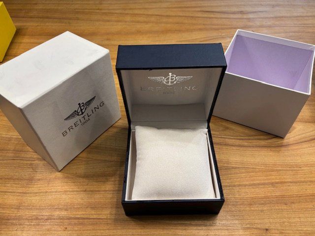 Breitling Scatole porta orologi: Breitling Box / Case / Schachtel – Usato da Grenchen venduto da chaga1234 3